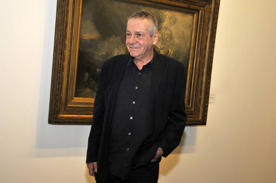 Antonio Bivar, em uma exposição na Pinacoteca de São Paulo, em 18 de julho de 2015