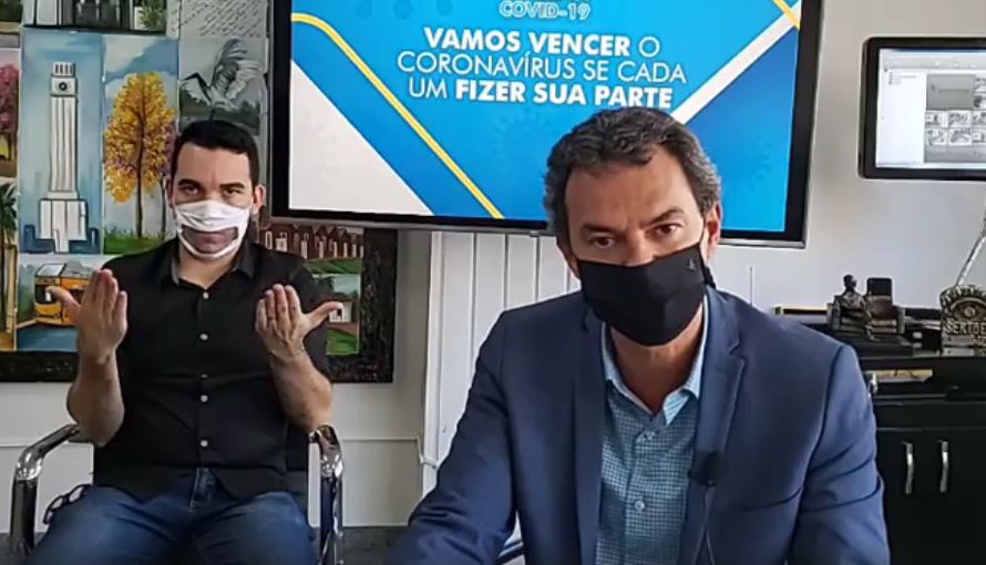 O prefeito na live de hoje (7)