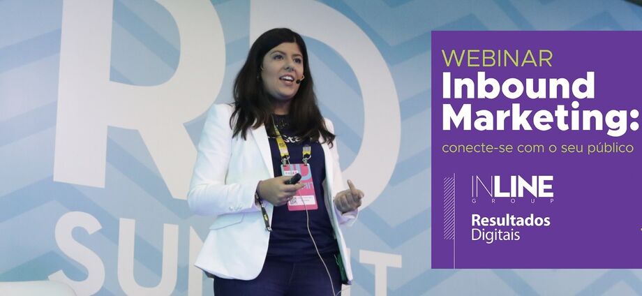 O tema é “Inbound Marketing: conecte-se com o seu público!”, com conteúdo ministrado por Tainah Subtil, Gestora de Contas da RD.