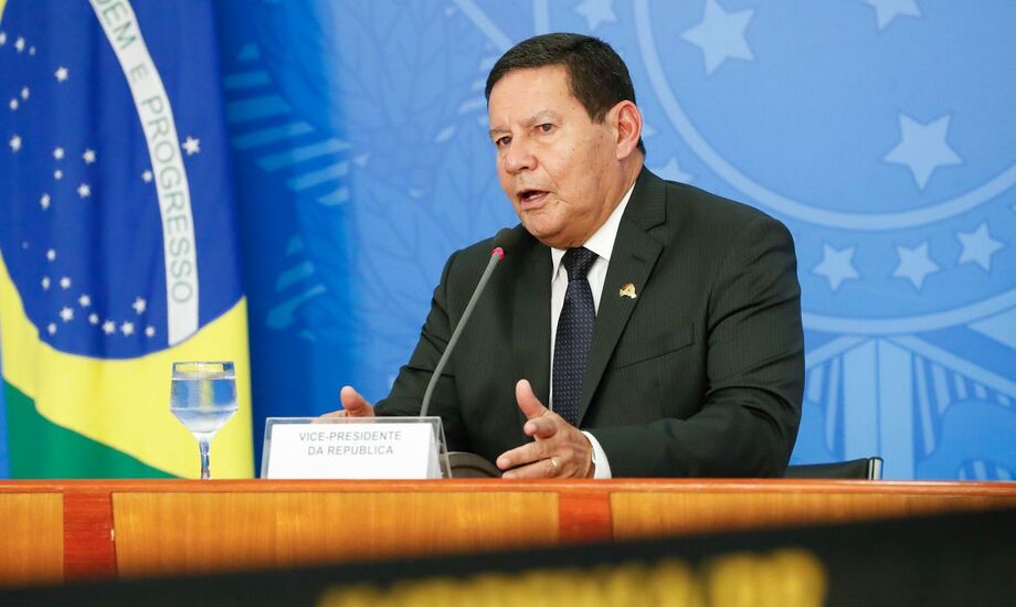 O vice-presidente da República, Hamilton Mourão