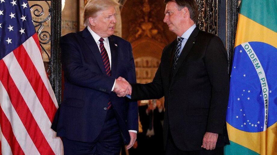 O presidente dos Estados Unidos, Donald Trump, mencionou o Brasil