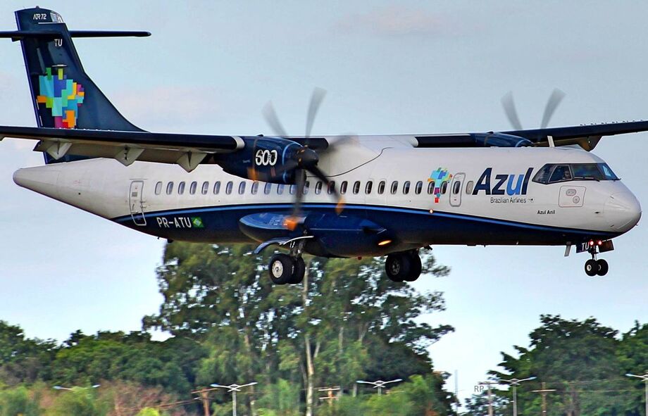 Quem for viajar na primeira semana de agosto encontra passagens de ida e volta de Dourados para Campinas por R$ 432,29, valor com todas as taxas incluídas. Na foto, a aeronave modelo ATR 72-600