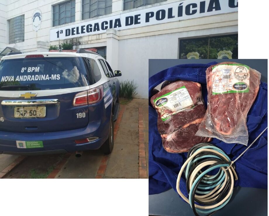 Polícia Militar foi acionada pelo segurança do frigorífico