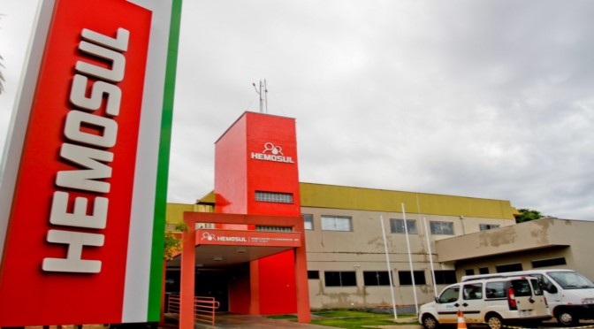 O Hemosul receberá as amostras dos locais autorizados e fará apenas a testagem.