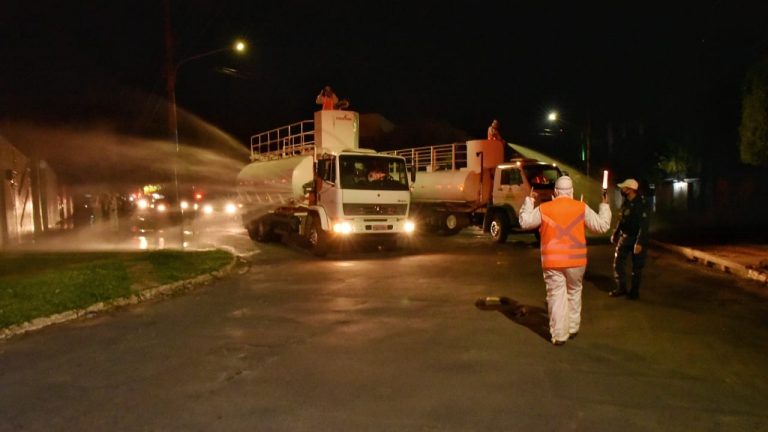 O planejamento das desinfecções tem sido realizado em conjunto com a Agetran e a Sisep