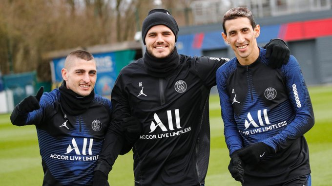 Jogadores do PSG