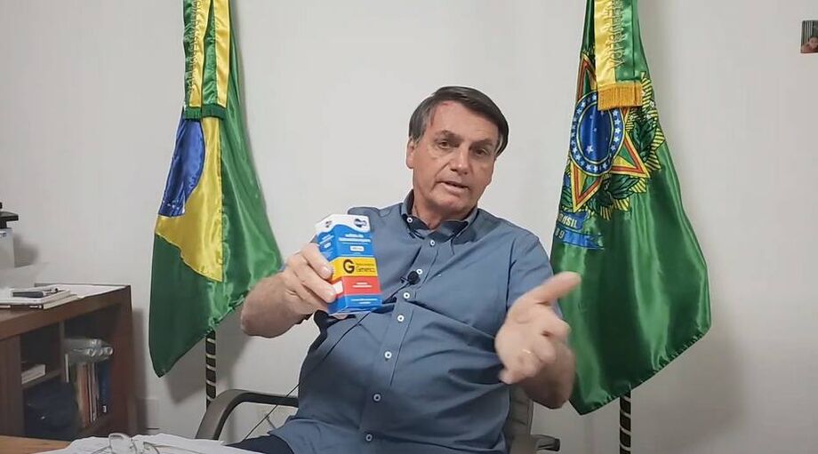 A exemplo de Bolsonaro, Trump é entusiasta do medicamento.