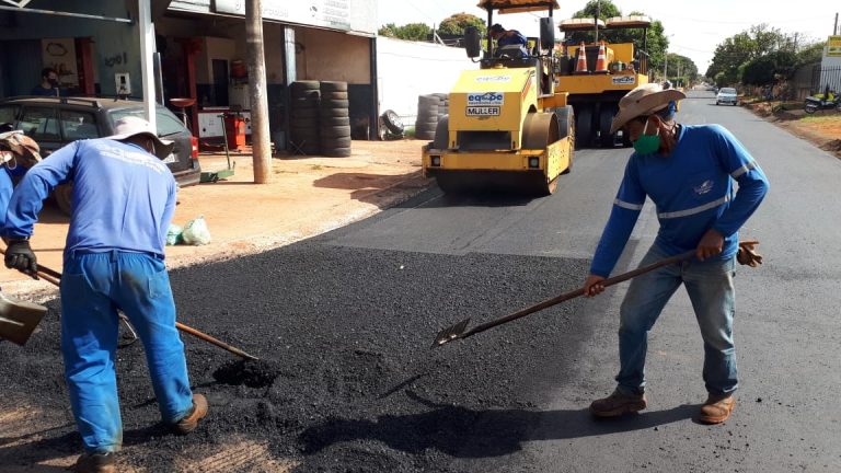 O projeto de pavimentação da etapa do B do Nova Lima inclui também o recapeamento de um trecho de 500 metros da Marques de Herval
