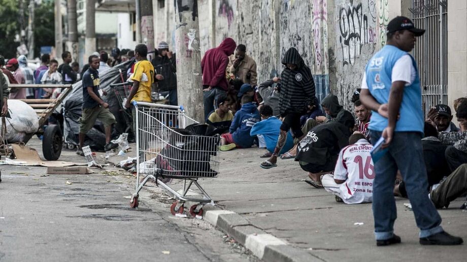 Cracolândia, região de São Paulo onde dependentes químicos costumão ficar