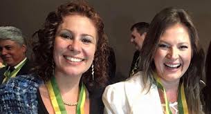 Deputada Carla Zambelli (PSL-SP) e Joice Hasselmann (PSL-SP)