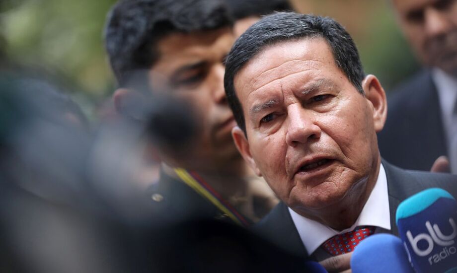 O vice-presidente Hamilton Mourão