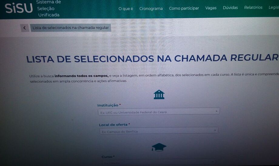Os candidatos poderiam se candidatar para até duas vagas