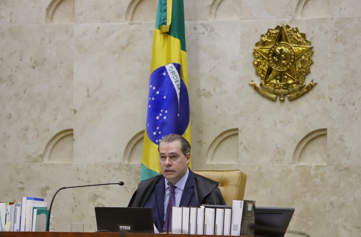 O presidente do Supremo Tribunal Federal, ministro Dias Toffoli
