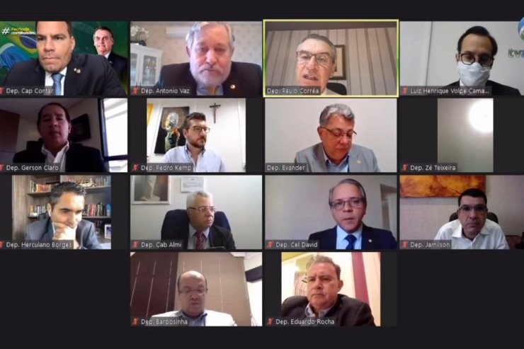 Sessão foi realizada totalmente online.