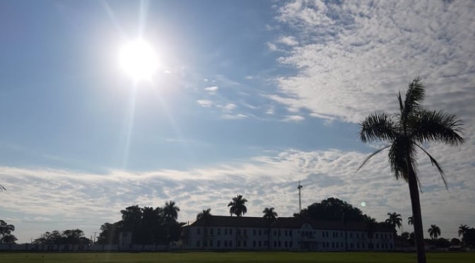 As temperaturas ficarão elevadas com média de 16°C a 37°C para o Estado.