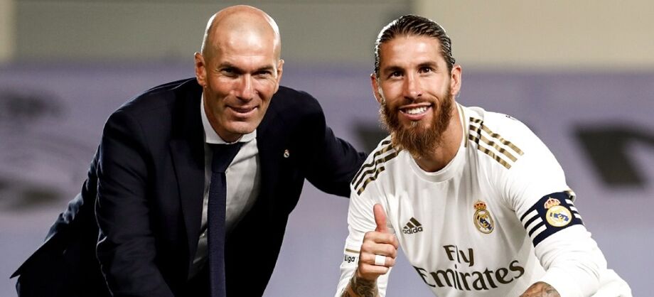 O técnico Zinedine Zidane