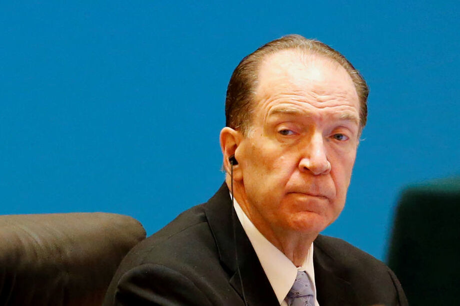 Presidente do Banco Mundial, David Malpass, pede que dívidas de países pobres sejam renegociadas