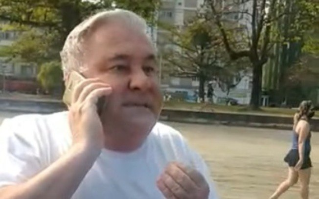 O desembagador, sem máscara, humilhou um guarda municipal