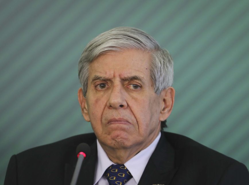 General Augusto Heleno, ministro-chefe do Gabinete de Segurança Institucional (GSI)