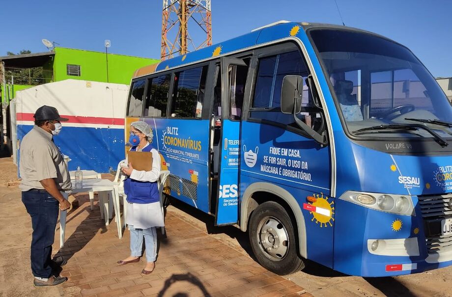 O ônibus circulará por diversos bairros da cidade e em locais onde há uma grande circulação de pessoas