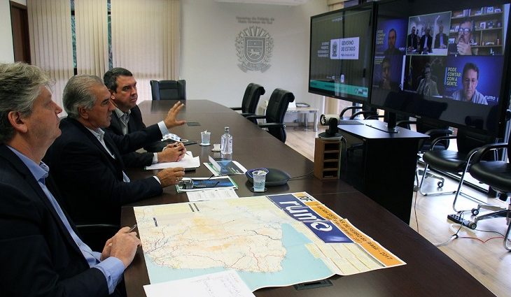 Desde o início da primeira gestão o governador Reinaldo Azambuja vem trabalhando para viabilizar a modernização da ferrovia no Estado