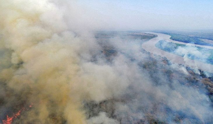 Incêndio no pantanal
