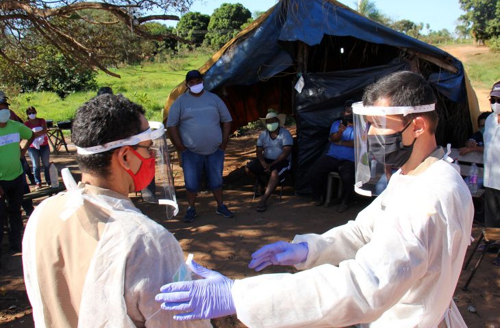 Além do conhecimento, a Comissão de Controle Sanitário de MS forneceu a Secretaria Especial de Saúde Indígena de Aquidauana Equipamentos de Proteção Individual (EPIs).