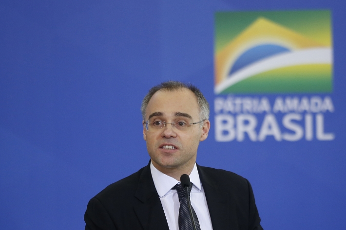O ministro da Justiça e Segurança Pública, André Mendonça