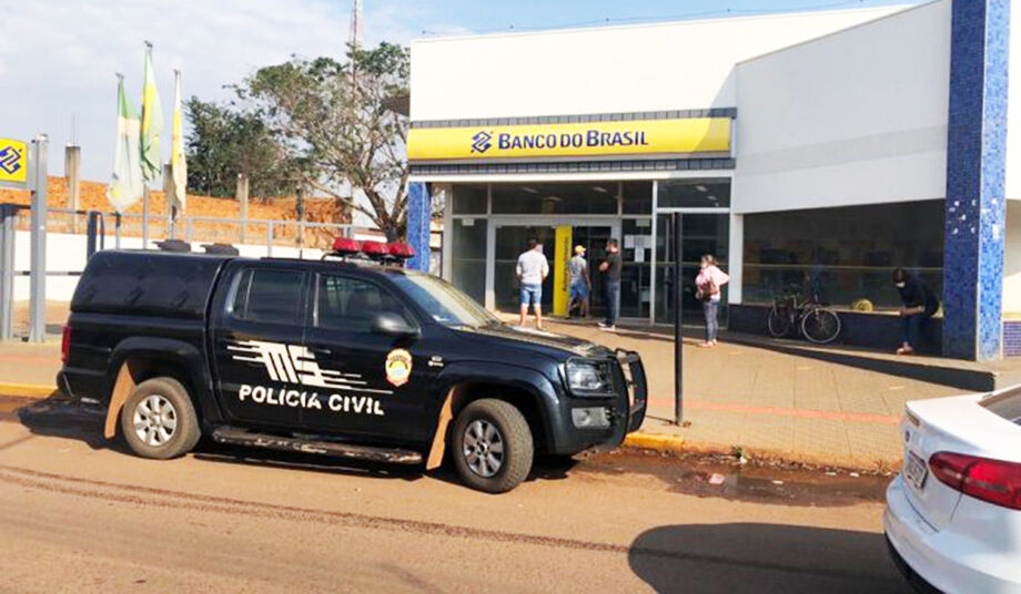 A agência foi assaltada nesta manhã (29)