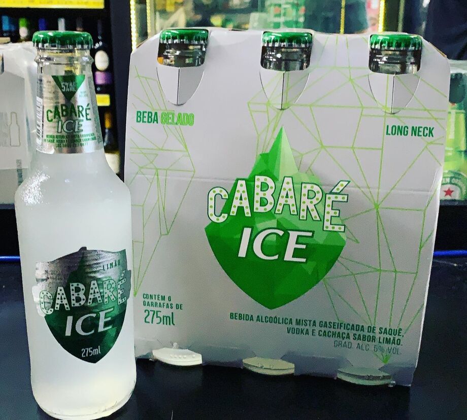 Cabaré Ice tem sabor limão, com embalagem de 275ml