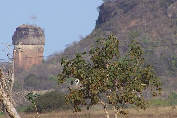 Pedra Bonita, principal ponto turístico de Figueirão.