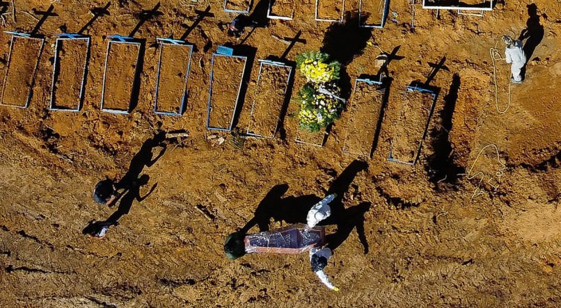 O Brasil é o segundo país com mais casos de covid-19