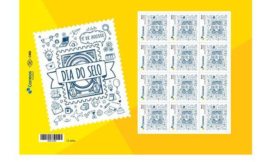 Os Correios lançaram selo para marcar o Dia Nacional do Selo