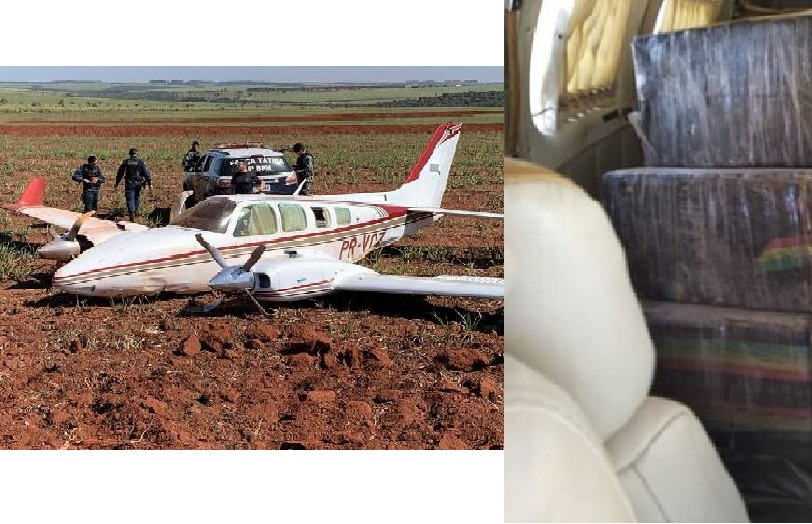 Segundo a polícia, o destino da aeronave era Nova Andradina.
