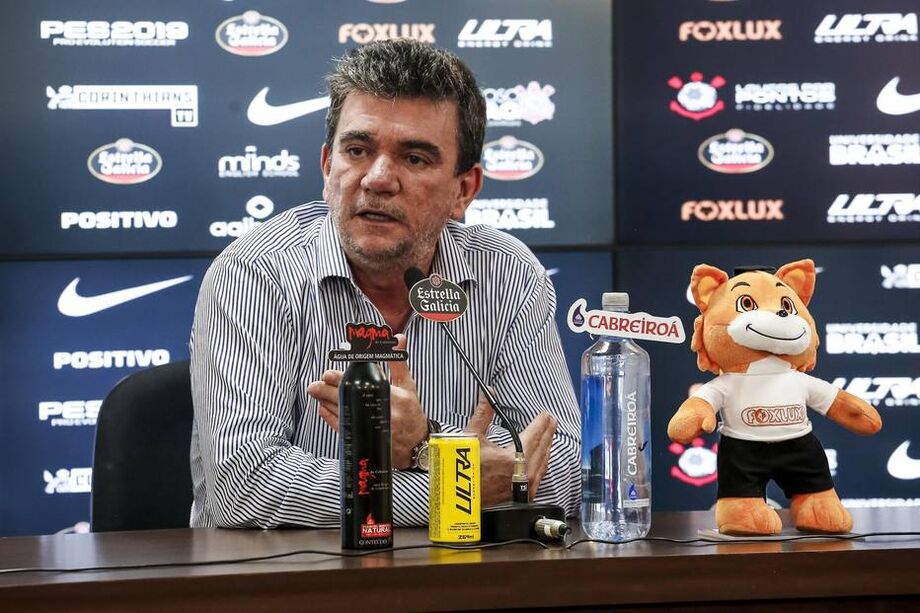 O presidente do clube, Andrés Sanchez