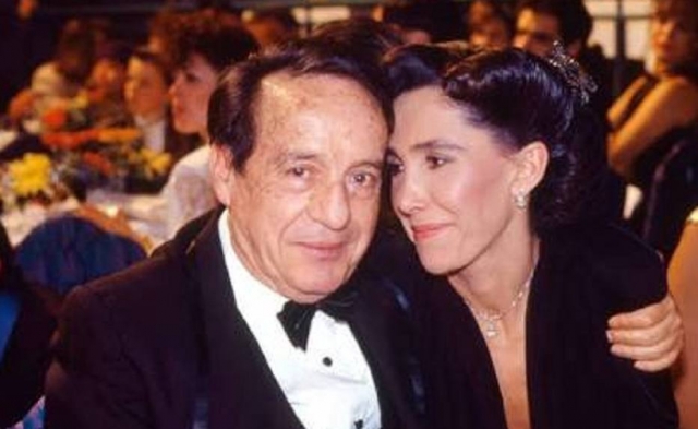 Roberto Bolaños e Florinda Meza, casal de artistas que interpretou Chaves e Dona Florinda