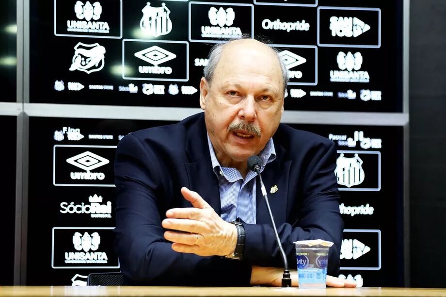 José Carlos Peres, presidente do Santos