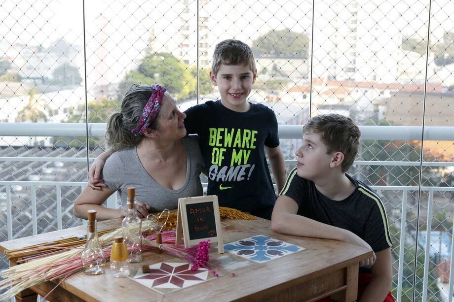 Alexandra diz que os filhos não tiveram problemas respiratórios neste ano