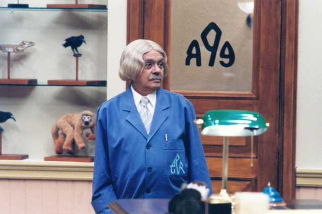 Chico Anysio na 'Escolinha do Professor Raimundo' em 1993