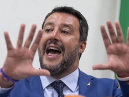 O líder da Liga, Matteo Salvini