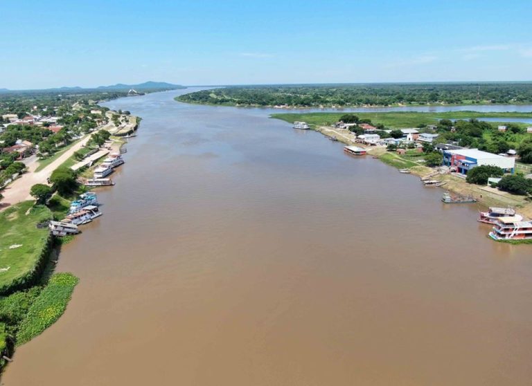 Estiagem reduziu calado do Rio Paraguai e afeta hidrovia