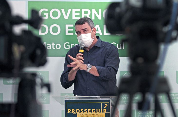O secretário de Governo e gestão estratégica, Eduardo Riedel