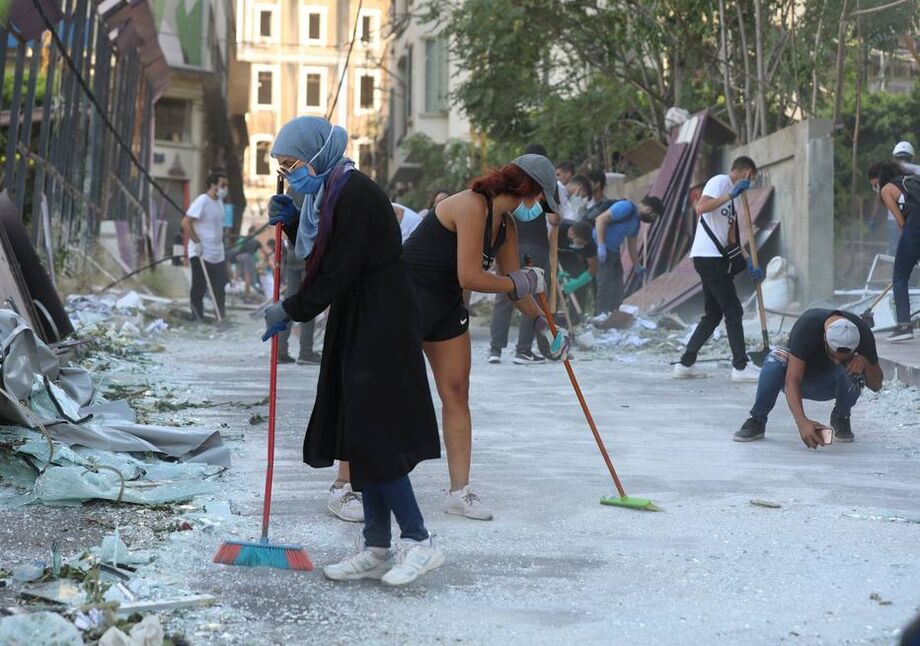 Beirute em cenário apocalíptico