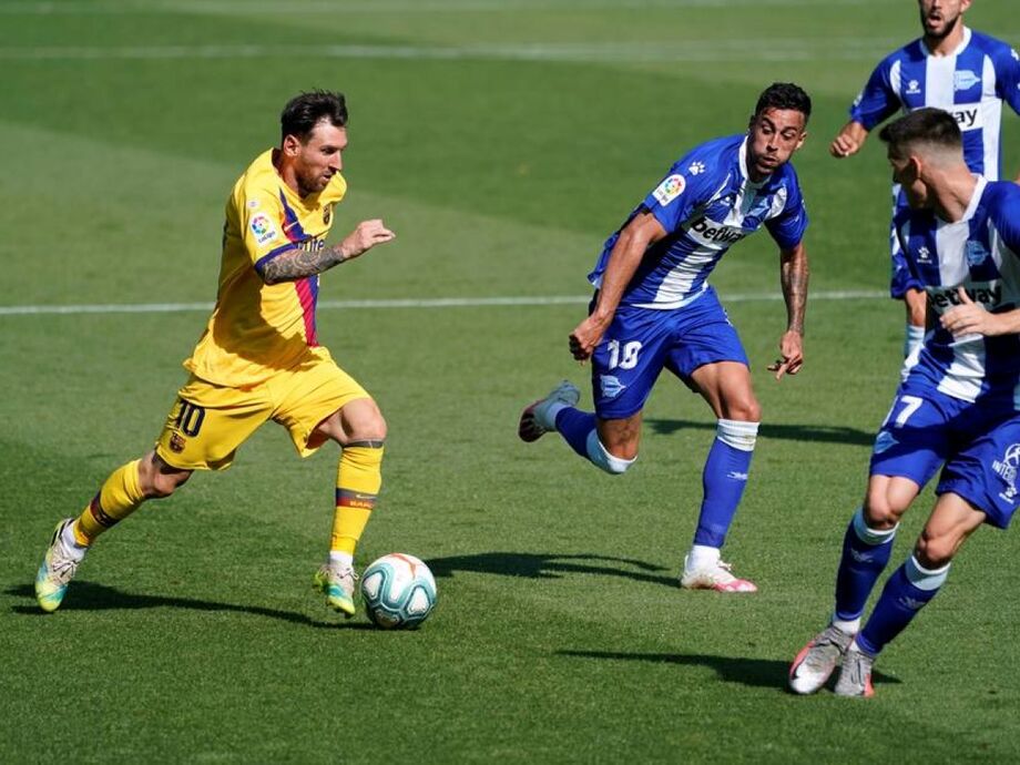 Messi, o principal astro do Campeonato Espanhol