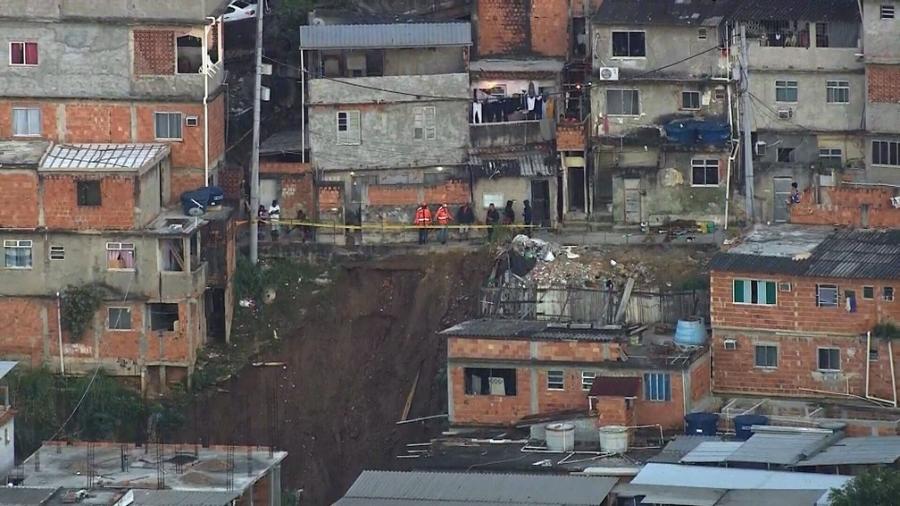 As 12 famílias desalojadas estão sendo acompanhadas pela Secretaria de Assistência Social.