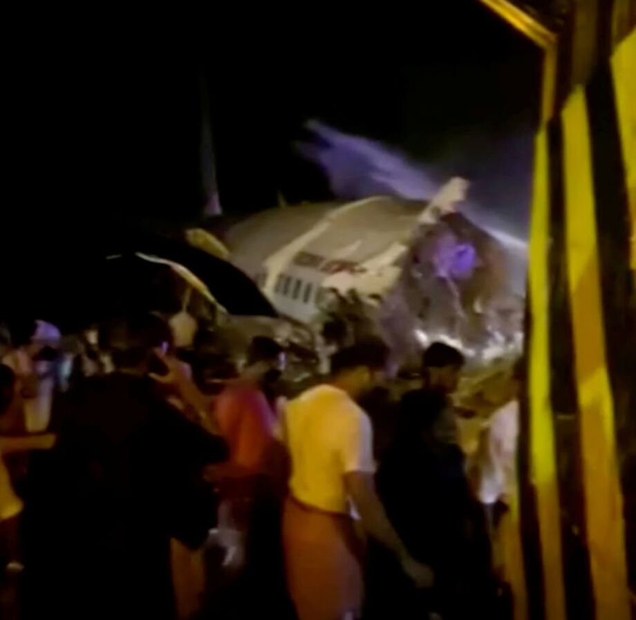 Destroços do avião