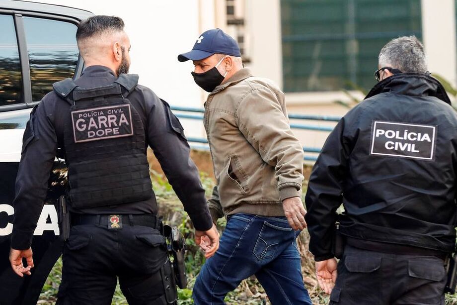 O ex-assessor Fabrício Queiroz no dia em que foi detido pela Polícia Civil de São Paulo