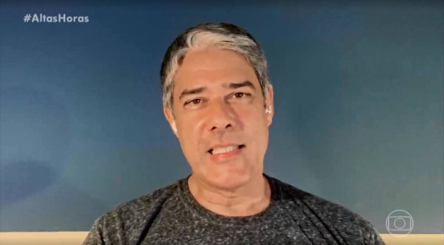 William Bonner falou sobre sua relação com as redes sociais no programa 'Altas Horas