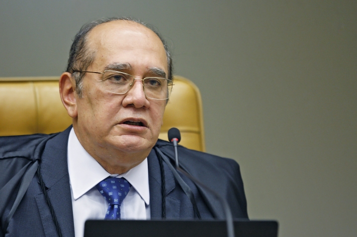 O ministro Gilmar Mendes, do Supremo Tribunal Federal