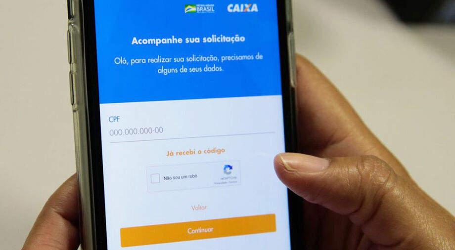 O aplicativo do Caixa Tem